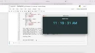 Digital Clock using Python #shorts #python #pythonprogramming