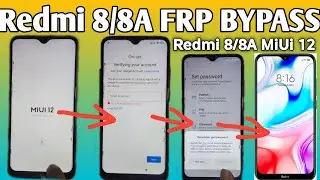Redmi 8 FRP BYPASS WITHOUT PC | How to Unlock Redmi 8 Google Account | Redmi 8 FRP BYPASS MIUI 12