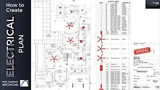 How To Create Electrical Drawing with Interactive Legend in ArchiCAD