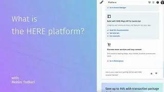 Introduction to the HERE platform