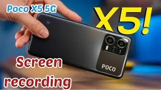 Screen Record In Poco X5 5G, How To Screen Recording In Poco X5 5G,Poco X5 5G,Screen Recording