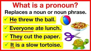 PRONOUNS 🤔 | What is a pronoun? | Learn with examples | Parts of speech 2