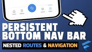 Flutter Persistent Bottom Navigation Bar, Nested Navigation and Routing in Flutter |Flutter Tutorial