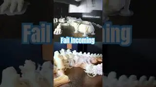 3d Skeleton Lizard Print Fail 🤬 #3dprinting #3dprintfail #3dprintlife #3dprint #failsvideo