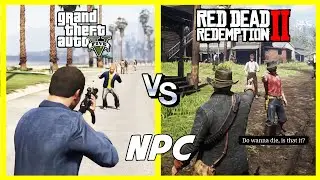 GTA V vs RDR 2 NPCs - WHO ARE THE BEST? (