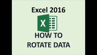 Excel 2016 - Rotate Text - Vertical Cell Rotation - How to Write Cells Vertically in Microsoft Table