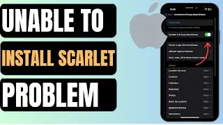 Unable to Install Scarlet: This App Cannot Be Installed Because Its Integrity Could Not Be Verified