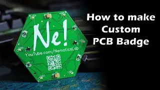 How to Make Custom PCB Badge | DIY