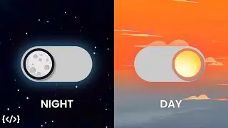 Animated Day Night Toggle Switch | Pure CSS Only!