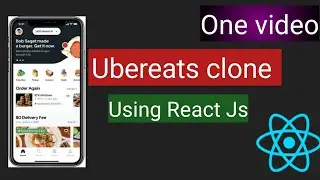 ubereats clone using react js | ubereats landing page in hindi | react js tutorial in hindi