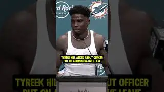 Tyreek Hill reacts to officer put on leave.