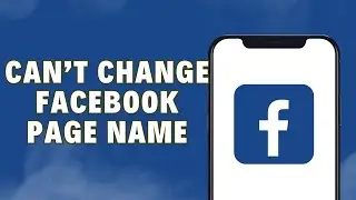 You Cant Change Facebook Page Name | Facebook Page Name Change Problem