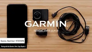 Garmin Support | Garmin Dash Cam™ 47/57/67W | Pairing with the Garmin Drive™ App (Apple®)