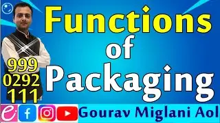 Functions of Packaging || By Gourav Miglani 