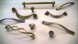 Ручки мебельные под старину, бронза, Gamet, GTV