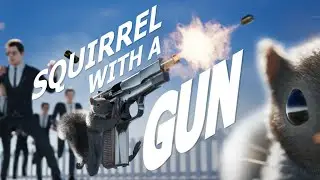 Squirrel with a GunConsoles Trailer