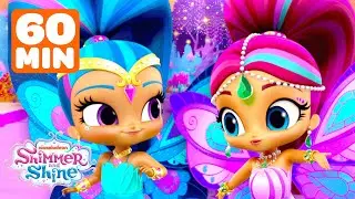 Shimmer & Shine Turn Into Glitter Genies! + Full Episodes | 1 Hour Compilation | Shimmer and Shine