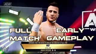 AEW Fight Forever: MJF vs Jade Cargill Full Match Early Gameplay!