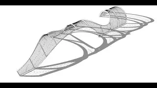 3D modeling a Bridge structure using Sketchup