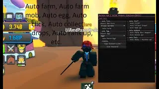 Anime Weapon Simulator script | Auto farm, Auto mob farm, Auto egg, auto click, Auto rank up, etc.