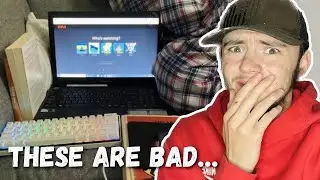 Reacting To The WORST Gaming Setups on Reddit 🤮