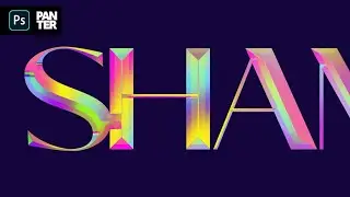 Colorful Shiny Chrome Text Effect | Photoshop Tutorial