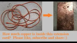 Extension cords - How much copper inside?