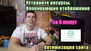 Устраните ресурсы, блокирующие отображение в PageSpeed. Оптимизация сайта.