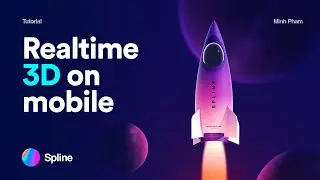 How to make a real-time 3D spaceship on mobile with Spline Tool | Tutorial