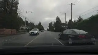 Driving in Vancouver Canada - Vuze XR with stabilization - VR 180 3D - February 2021
