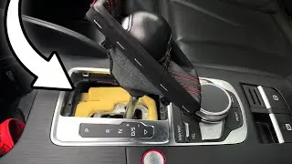 Audi A3 (8V) automatic transmission emergency unlock (S-Tronic DSG gearbox release)