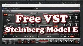 Free VST - Steinberg Model E synthesizer