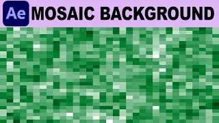 Create a Mosaic Background in Adobe After Effects