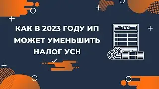 Как в 2023 году ИП может уменьшить налог УСН