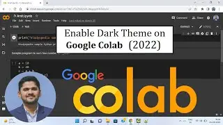 Enable Dark Theme on Google Colab (colab.research.google.com) | 2022