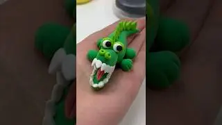 Жмякаем-мусякаем, Лепим крокодильчика 