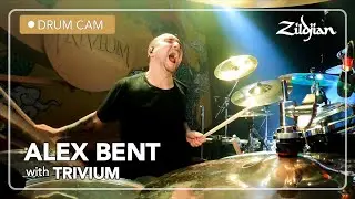 TRIVIUM LIVE Drum Cam with Alex Bent | Zildjian