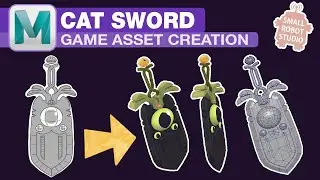 Cat Sword Game Asset Workflow