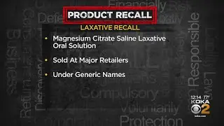 Laxatives recalled from major retailers after serious adverse reactions