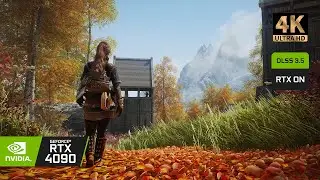 Skyrim 2023 | NextGen Graphics | 15 Minutes of Relaxing Gameplay | RTX 4090 [4K60]