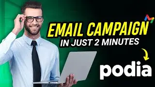 How to setup an email campaign on Podia - Step by Step 2024