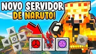 *NOVO* MELHOR SERVIDOR de NARUTO para MCPE