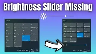 How to Fix Brightness Control Slider is Missing on Windows 10
