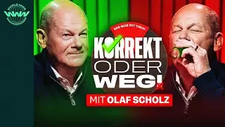 KORREKT oder WEG! (mit Bundeskanzler Olaf Scholz) | TEIL 1/2