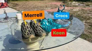 Merrell сандали и кроссовки для воды. Сравнил с Crocs.