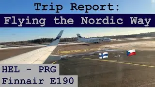 Trip Report: Service That's Worth the Hype! | Finnair E190 | Helsinki - Prague | HEL - PRG