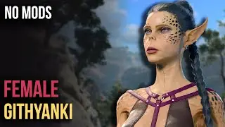 Pretty Female Githyanki - Baldur's Gate 3 Character Creation Guide [No Mods, 4K]