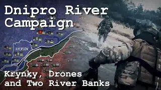 Ukraine's Dnipro River Campaign - Animated Analysis