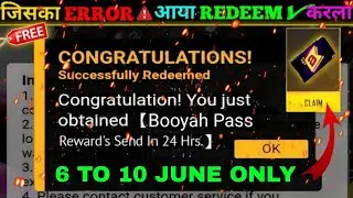 FREE FIRE REDEEM CODE TODAY 9 JUNE REDEEM CODE FREE FIRE | FF REDEEM CODE TODAY 9 JUNE