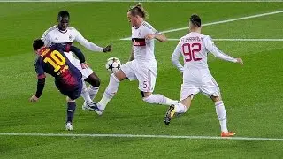 Lionel Messi ● Goal Vs Milan 2013